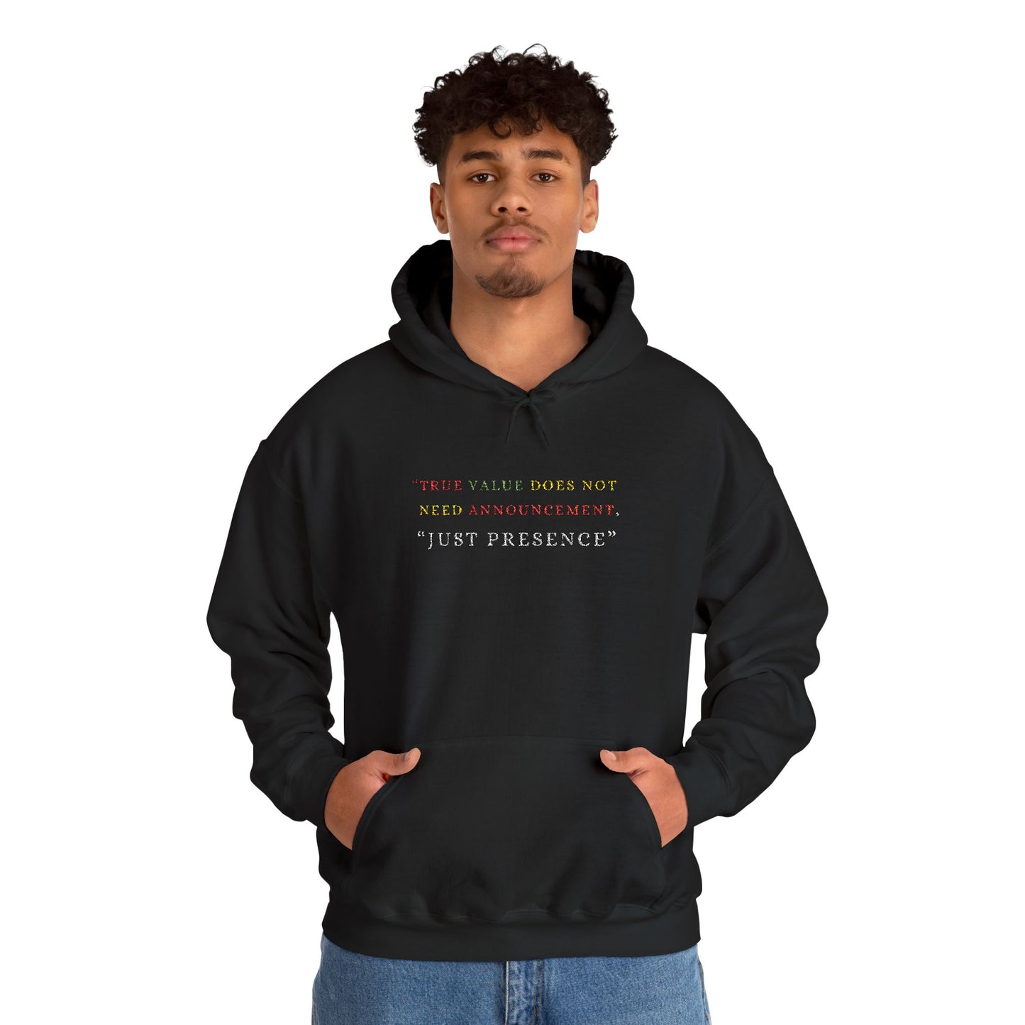 “Presence over noise deluxe” sweatshirt