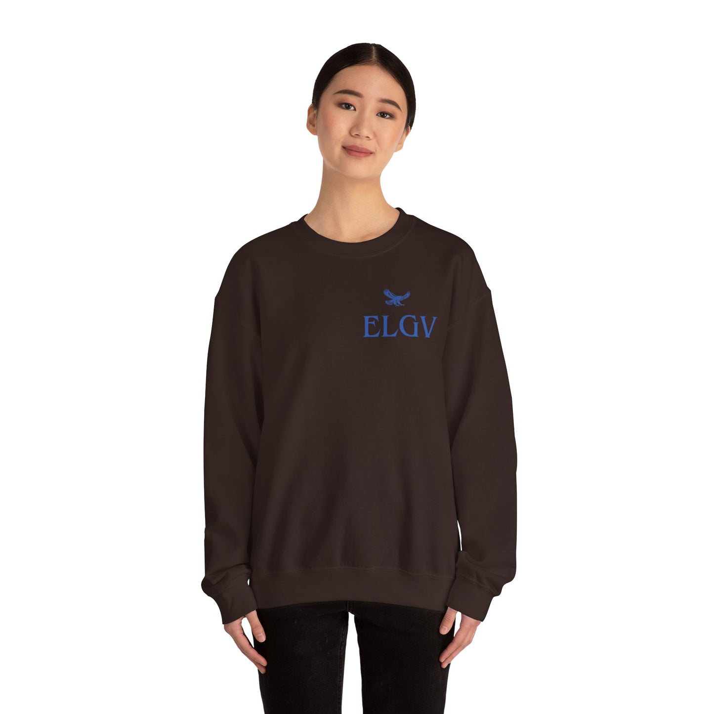 “Side ELGV logo blue” sweatshirt