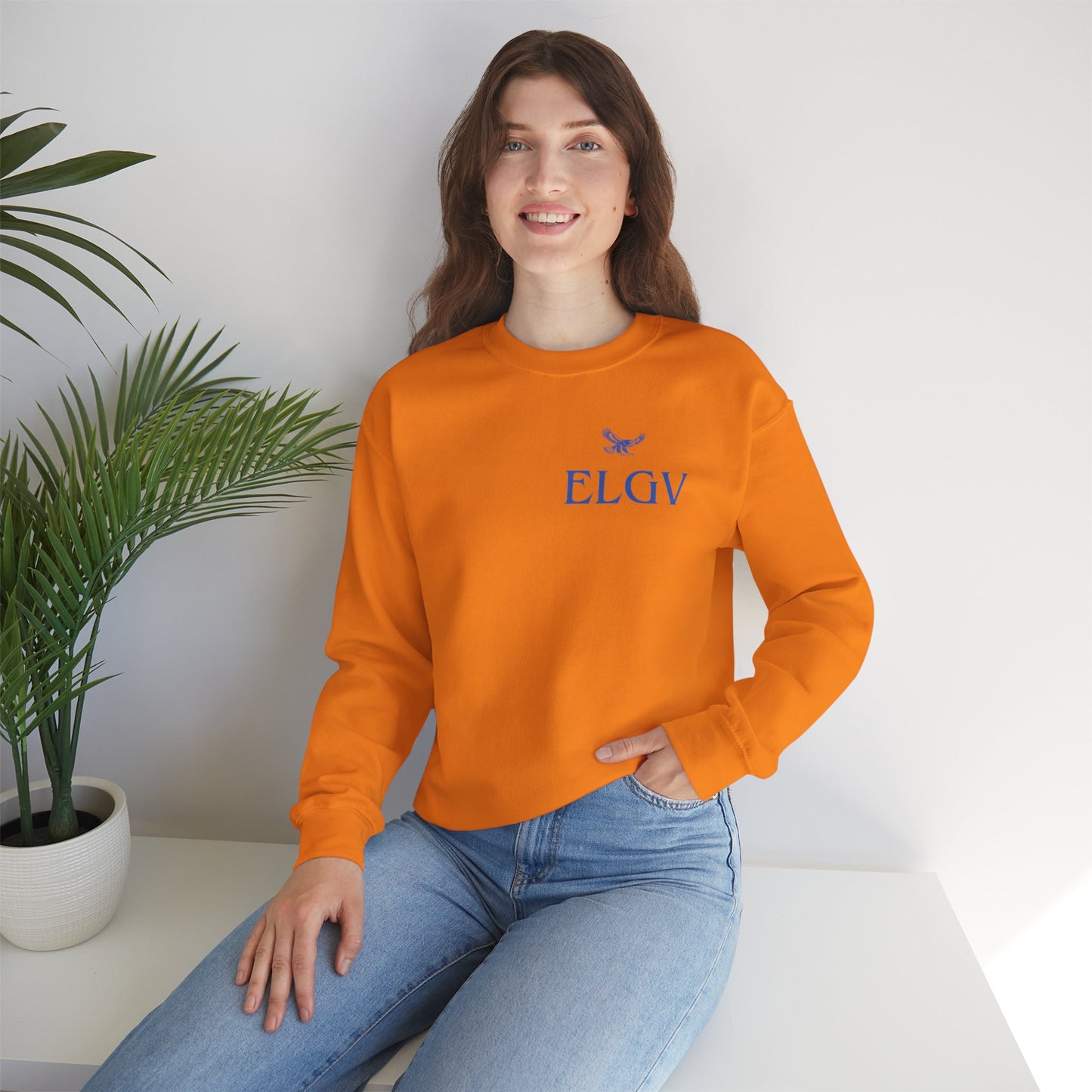 “Side ELGV logo blue” sweatshirt