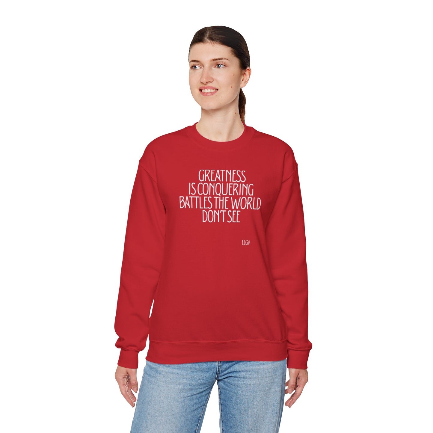 “Conquering battles” sweatshirt