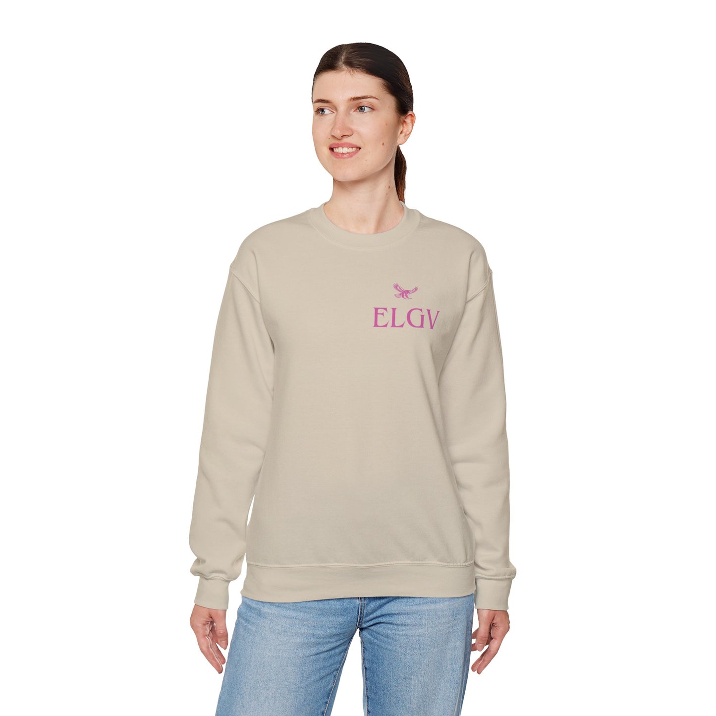 “Side ELGV logo pink” sweatshirt