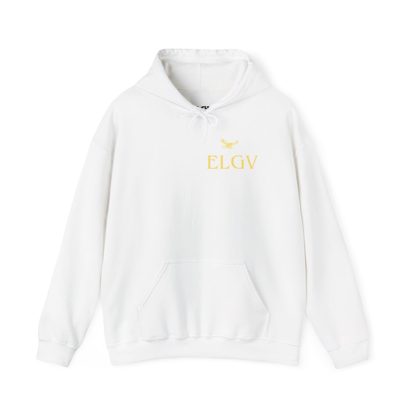 “Side ELGV logo yellow” hoodie