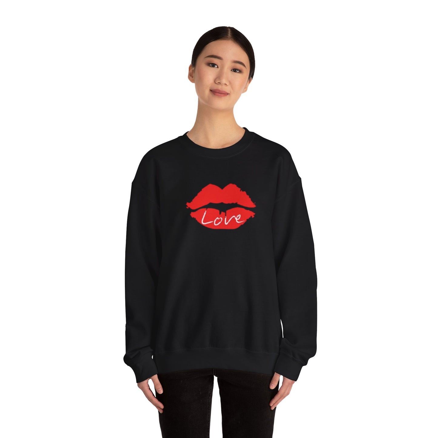 “Red kiss with love” sweatshirt