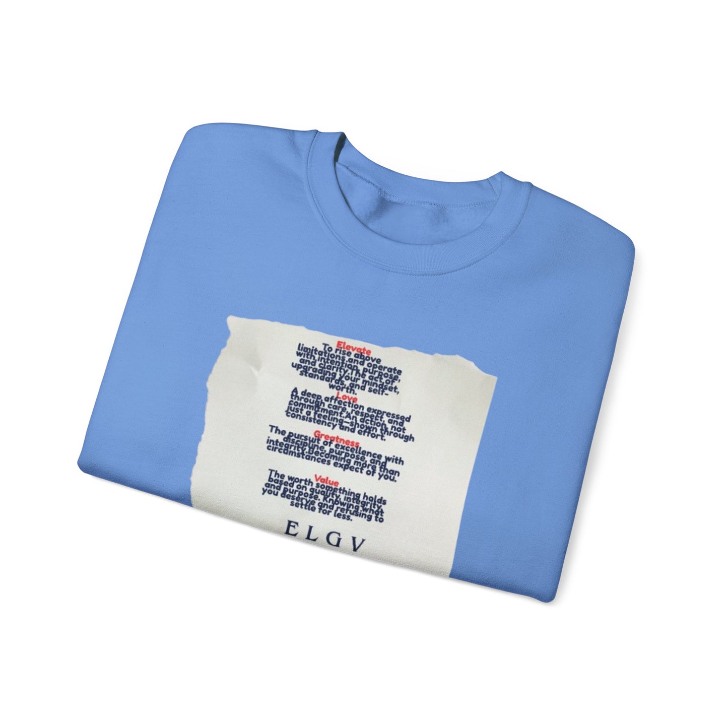 “The ELGV scripture” sweatshirt