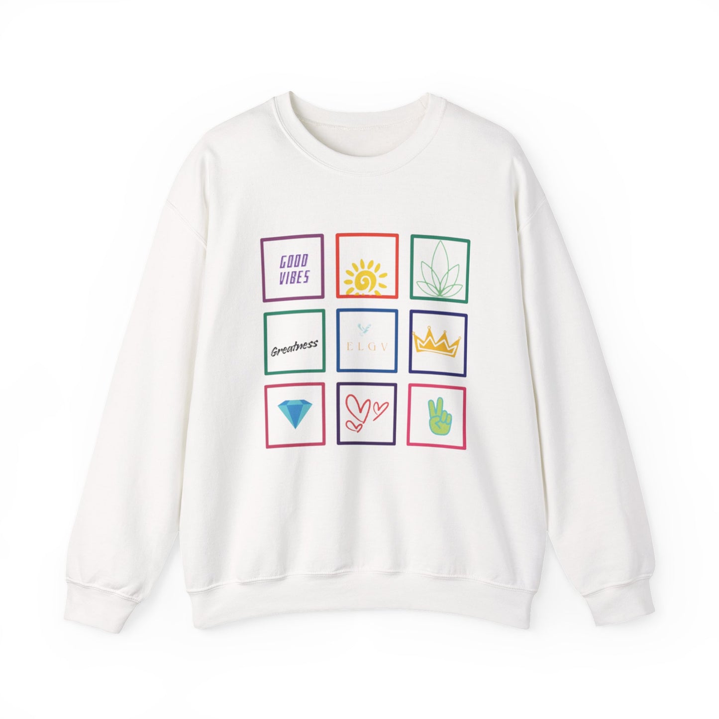 “Grid of values, next level” sweatshirt