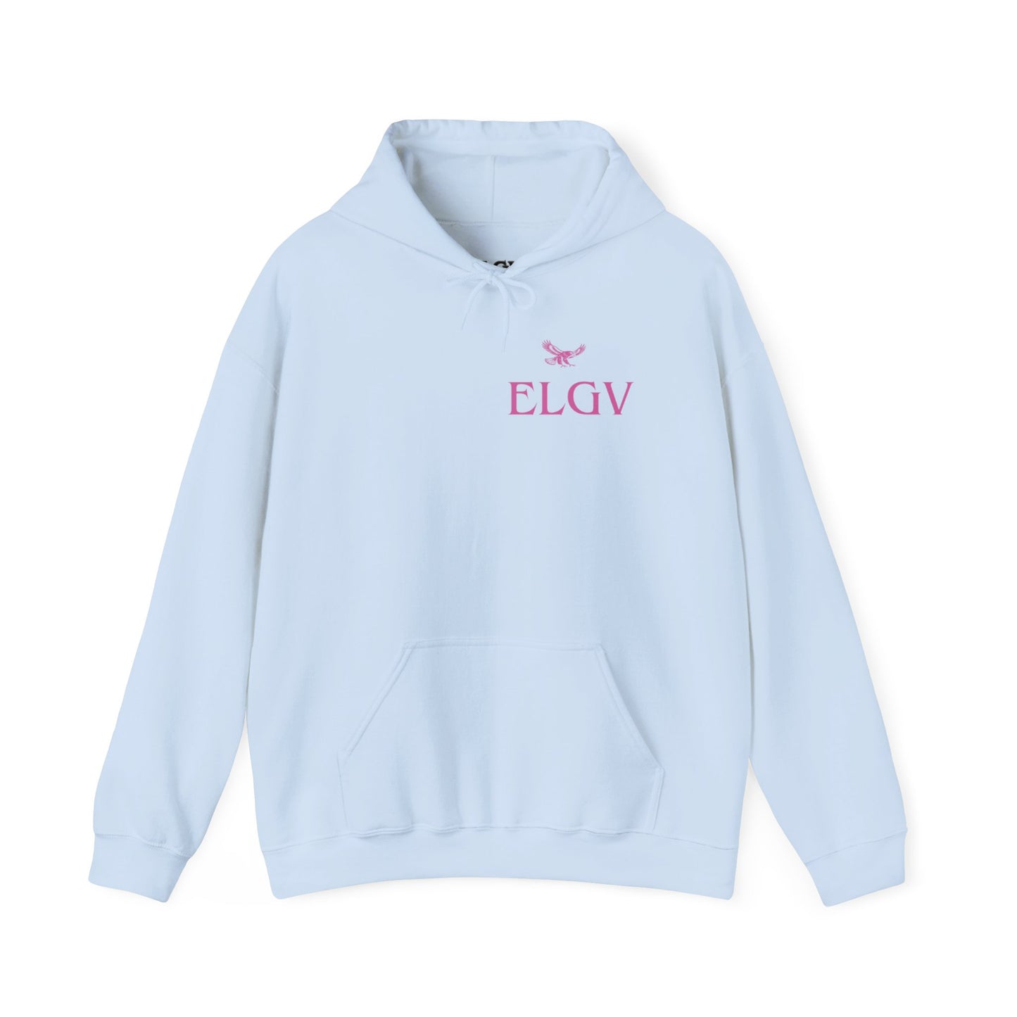 “Side ELGV logo pink” hoodie