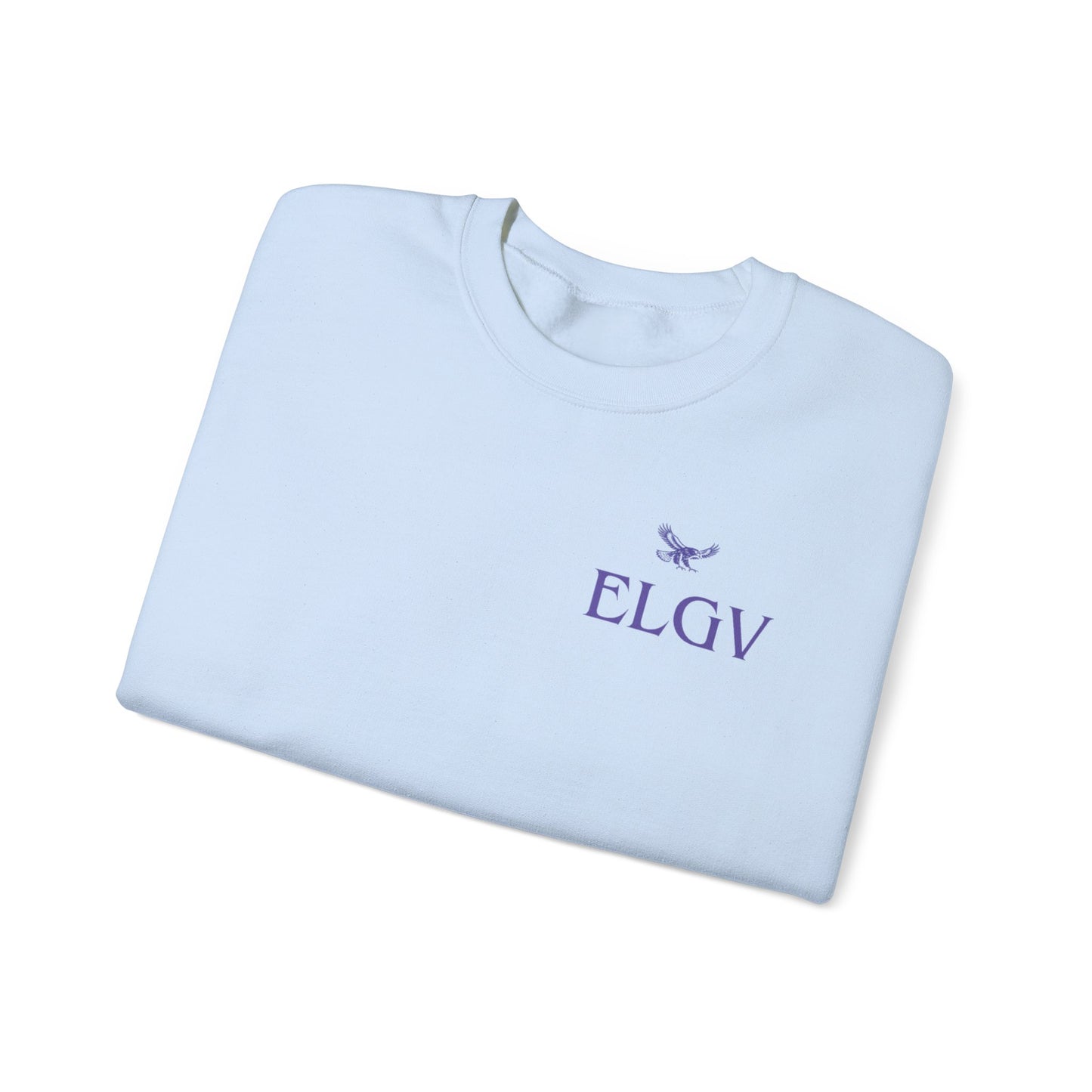 “Side ELGV logo prple” sweatshirt