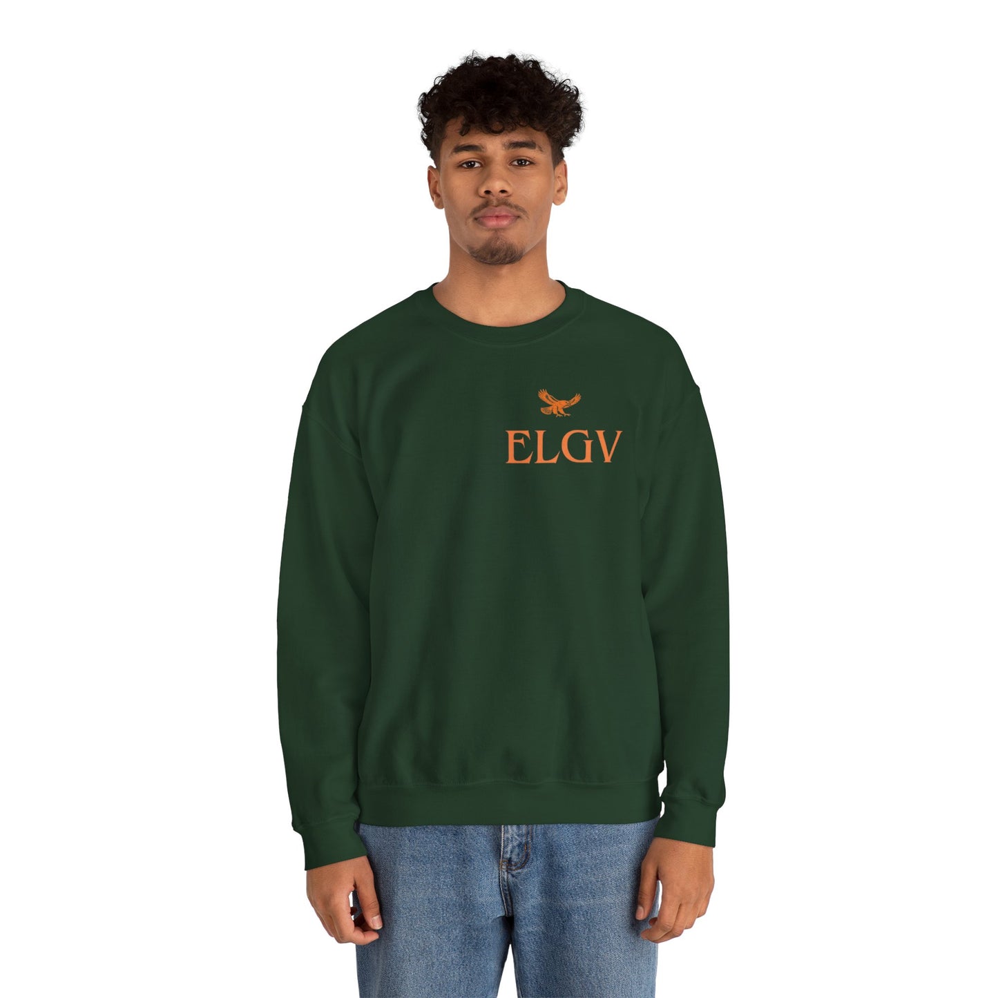 “Side ELGV logo orange” sweatshirt