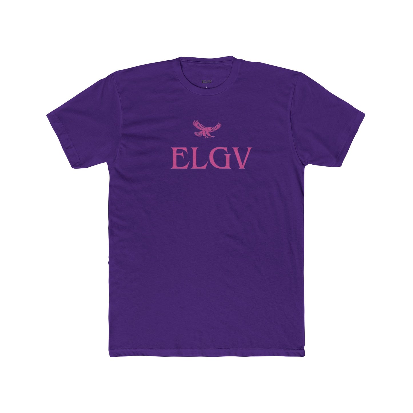 “Center ELGV logo pink” tee