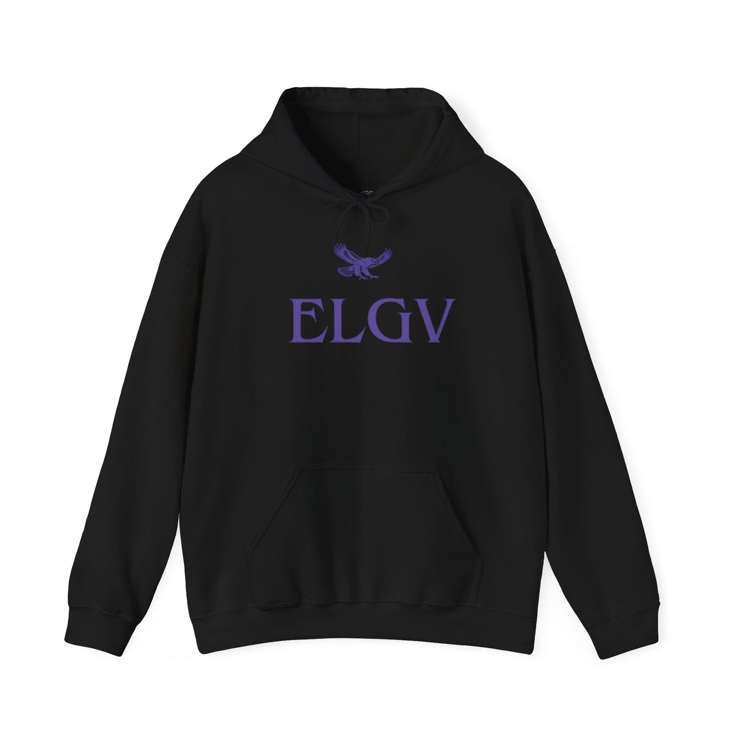 “Center ELGV logo purple” sweatshirt
