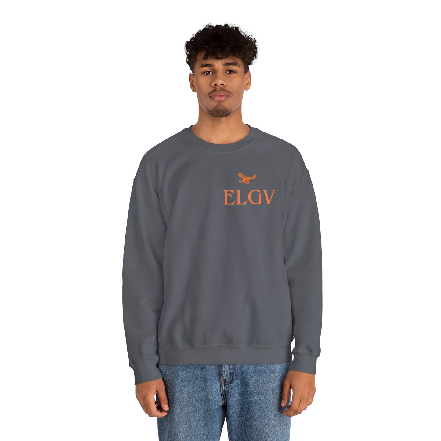 “Side ELGV logo orange” sweatshirt