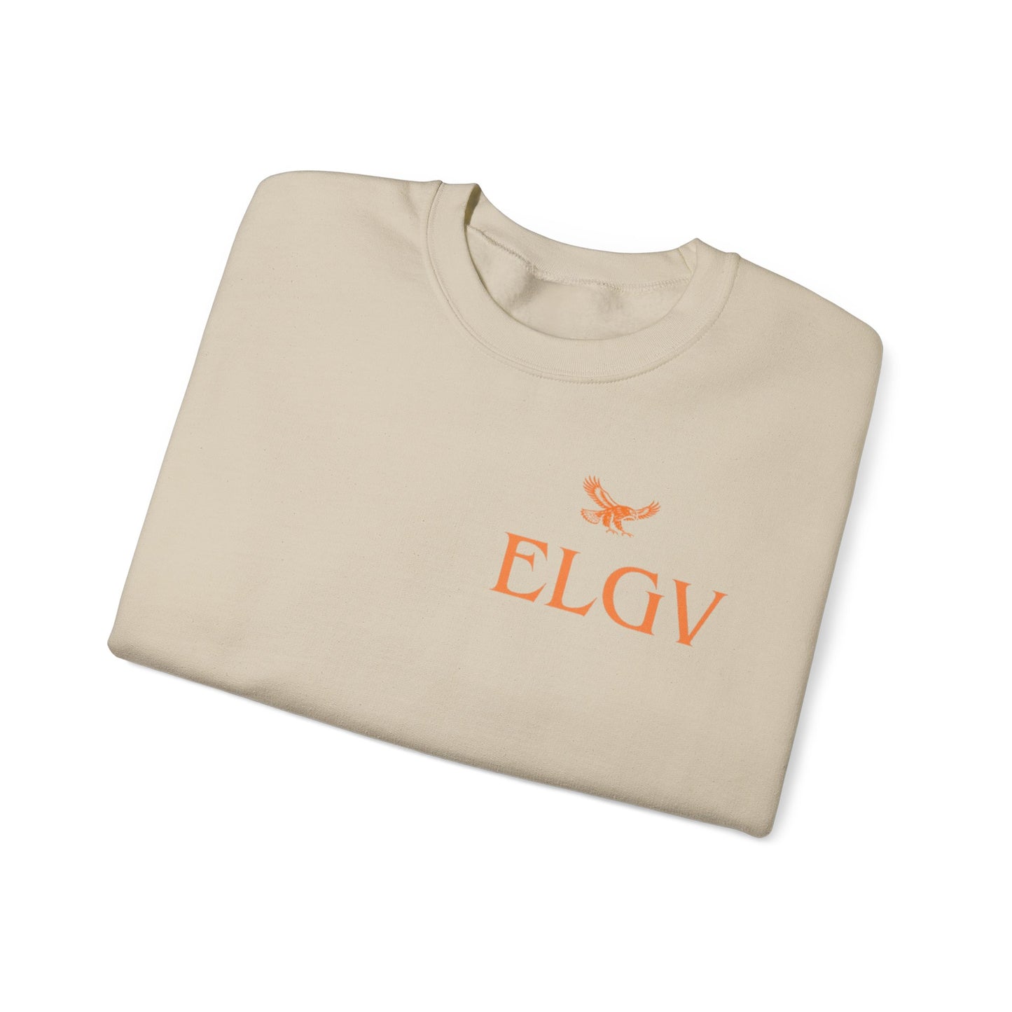 “Side ELGV logo orange” sweatshirt