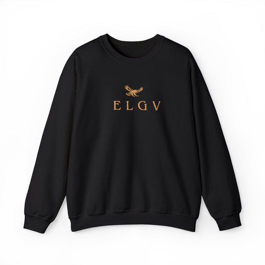“Center ELGV logo gold, deluxe” sweatshirt
