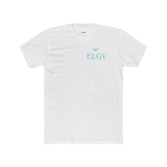 “Side ELGV logo aqua” tee