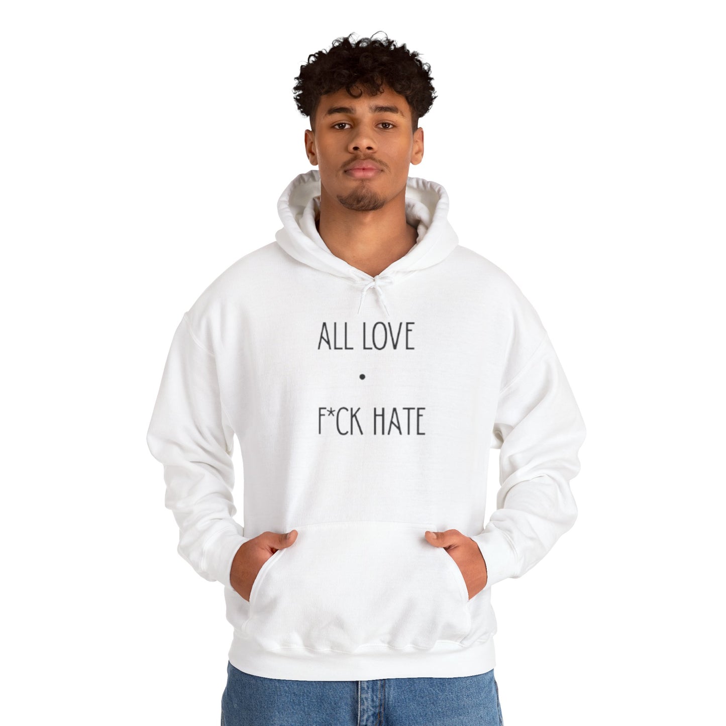 “F*ck hate” hoodie