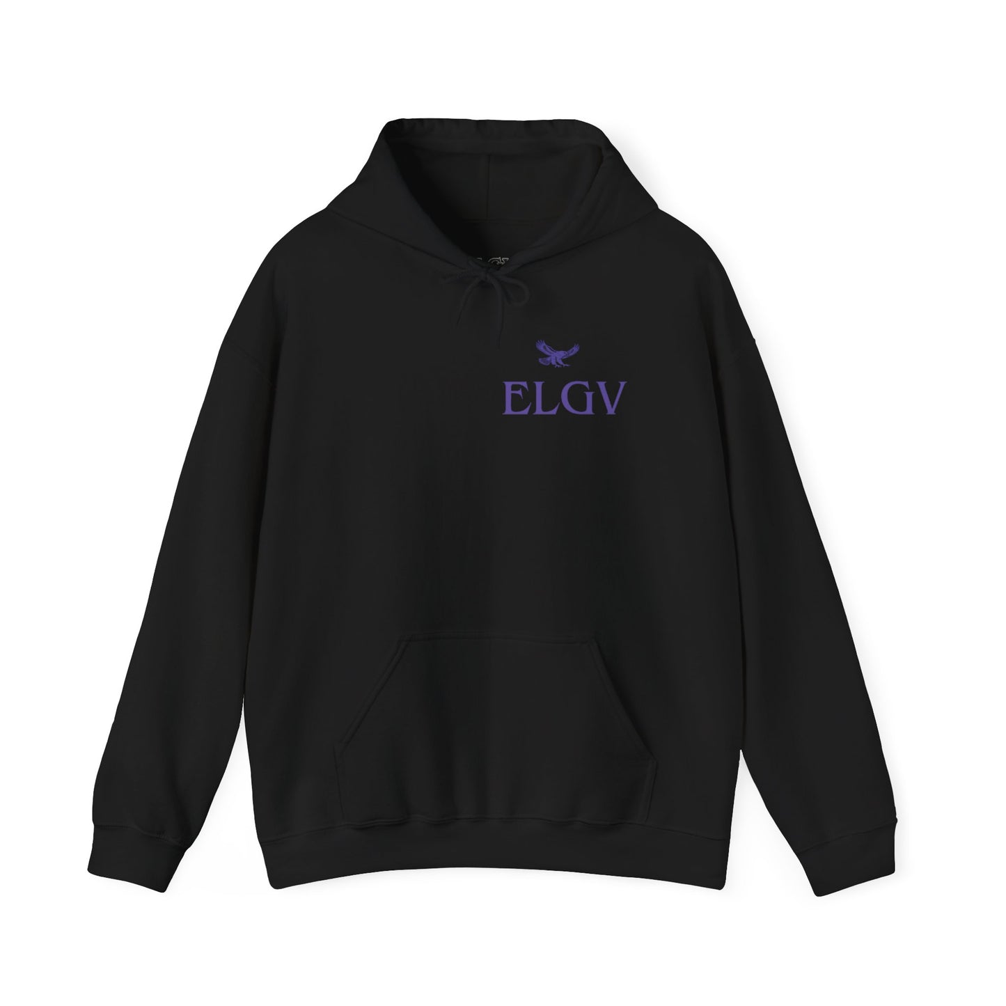 “Side ELGV logo prple” hoodie