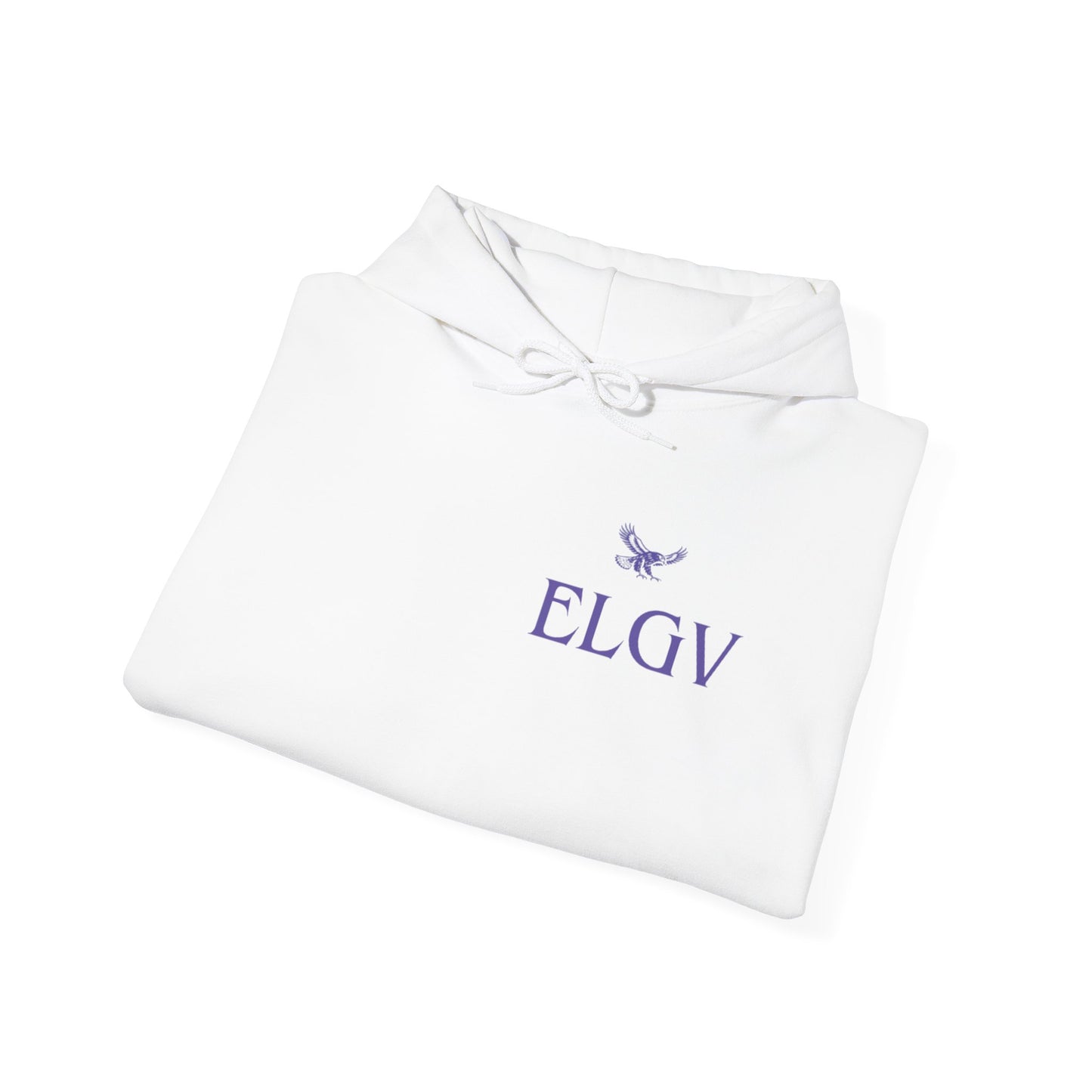 “Side ELGV logo prple” hoodie