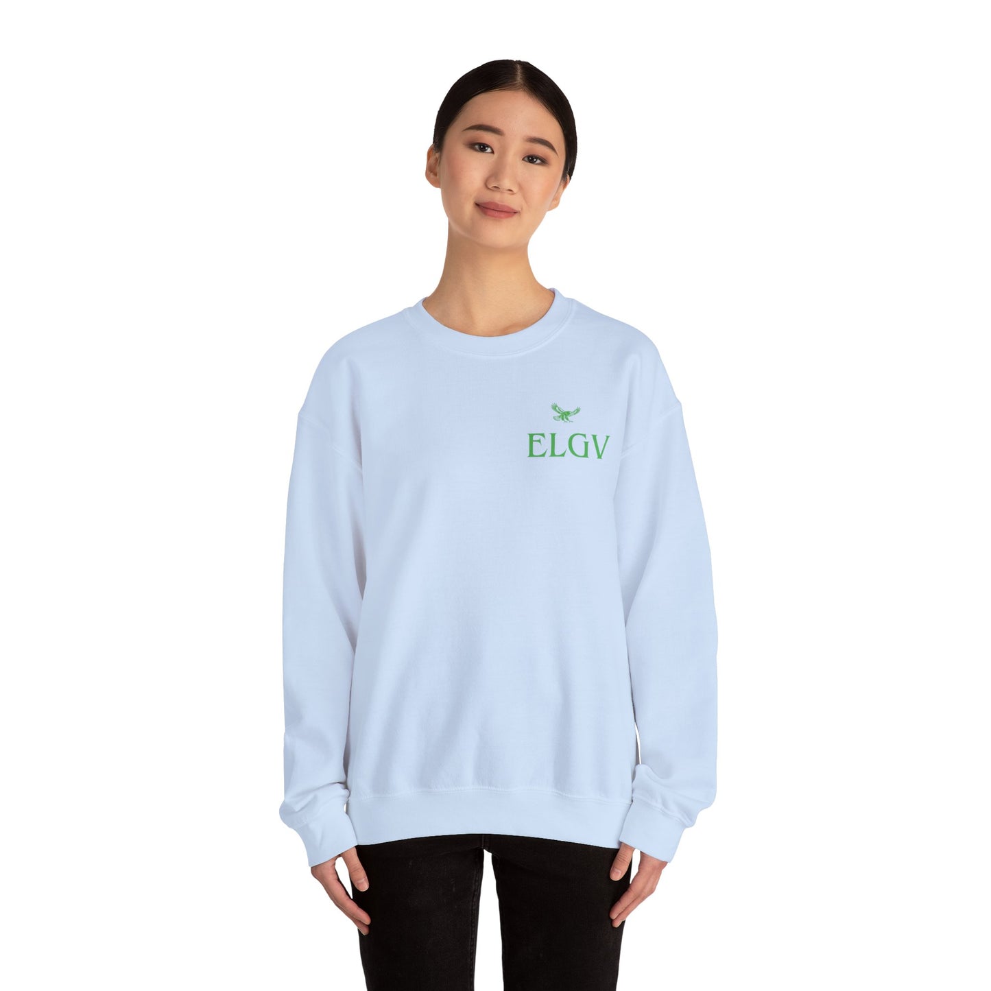 “Side ELGV logo green” sweatshirt