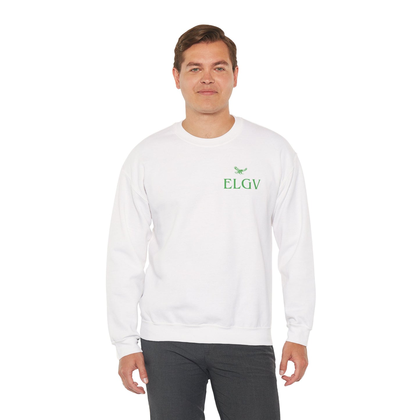 “Side ELGV logo green” sweatshirt