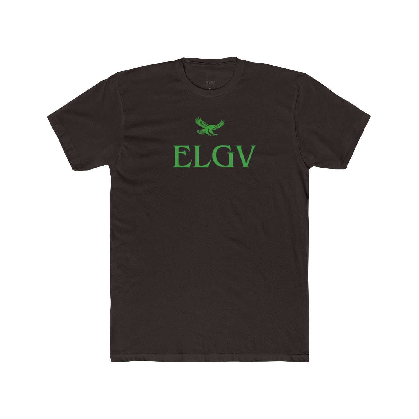 “Center ELGV logo green” tee