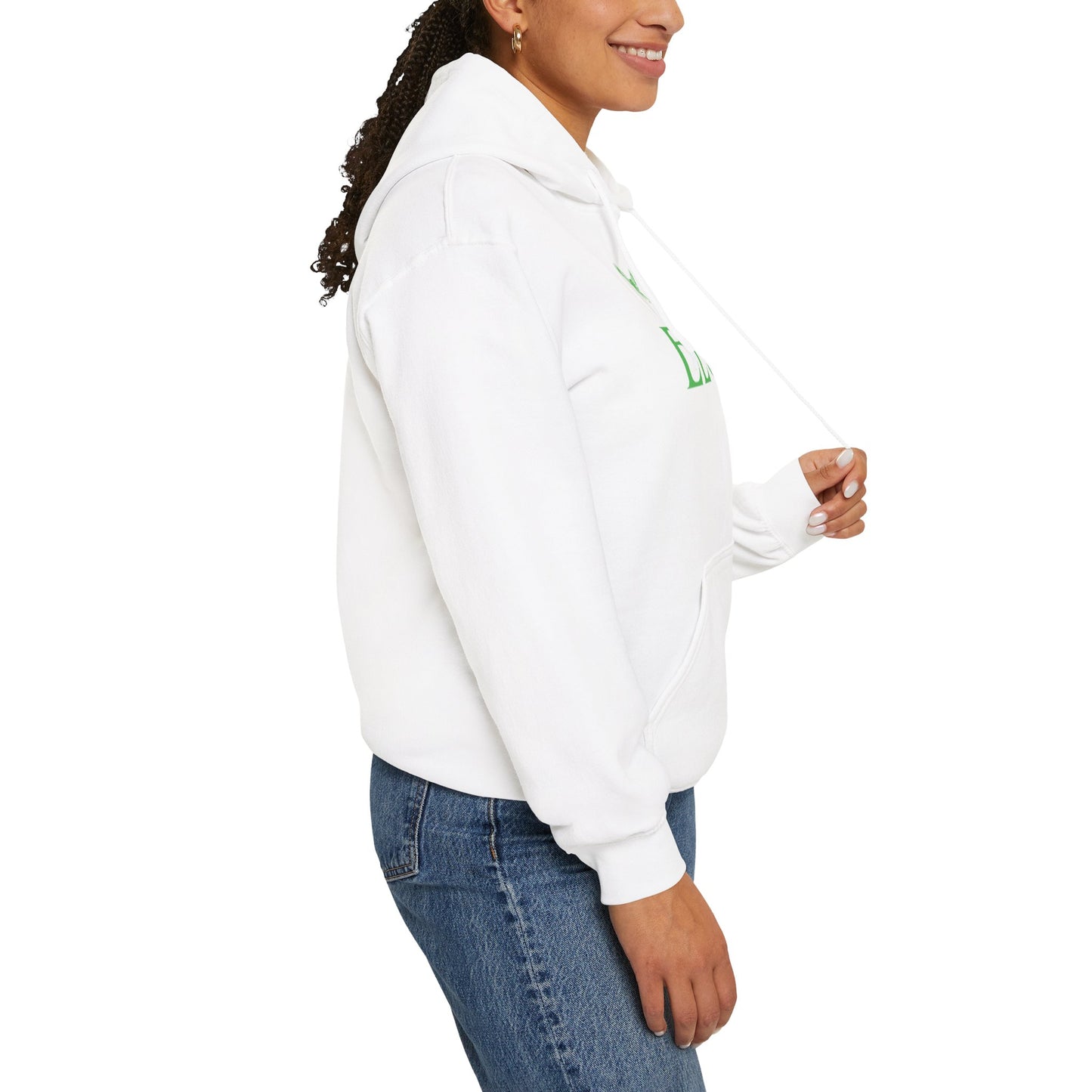 “Center ELGV logo green” hoodie
