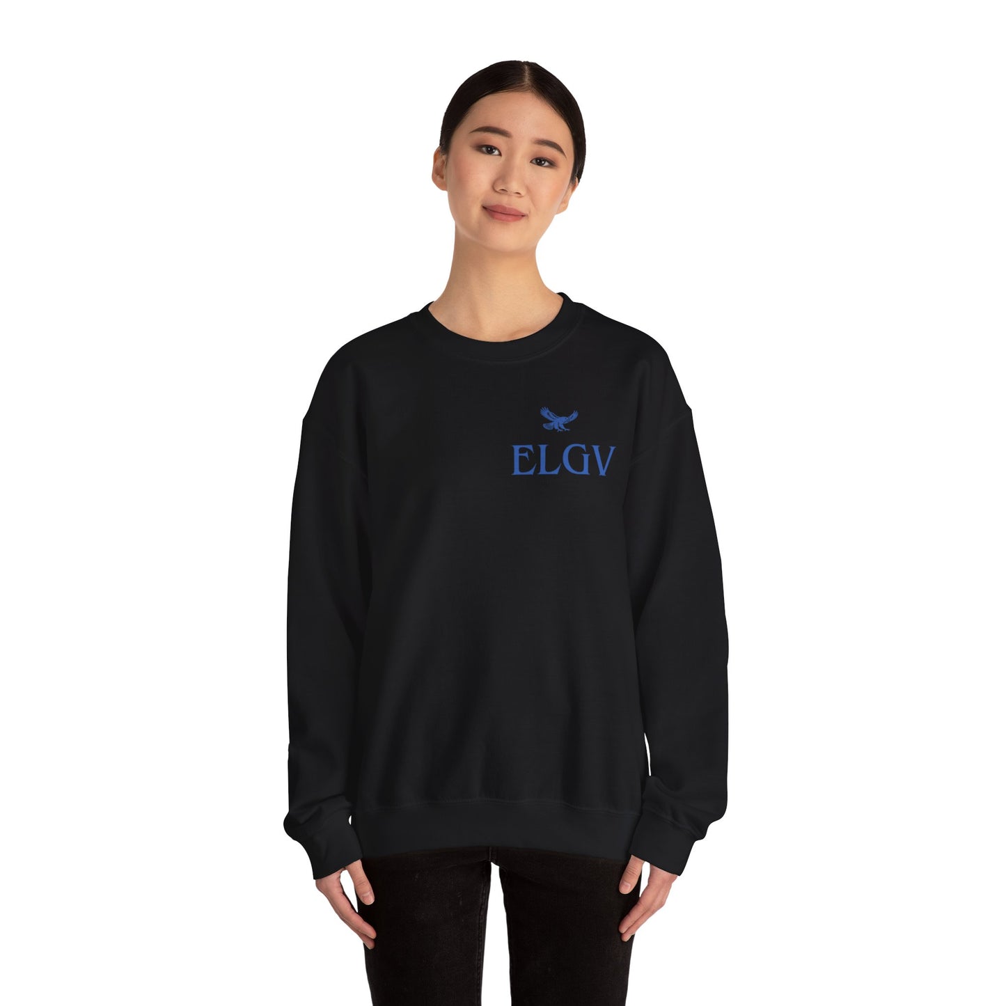 “Side ELGV logo blue” sweatshirt