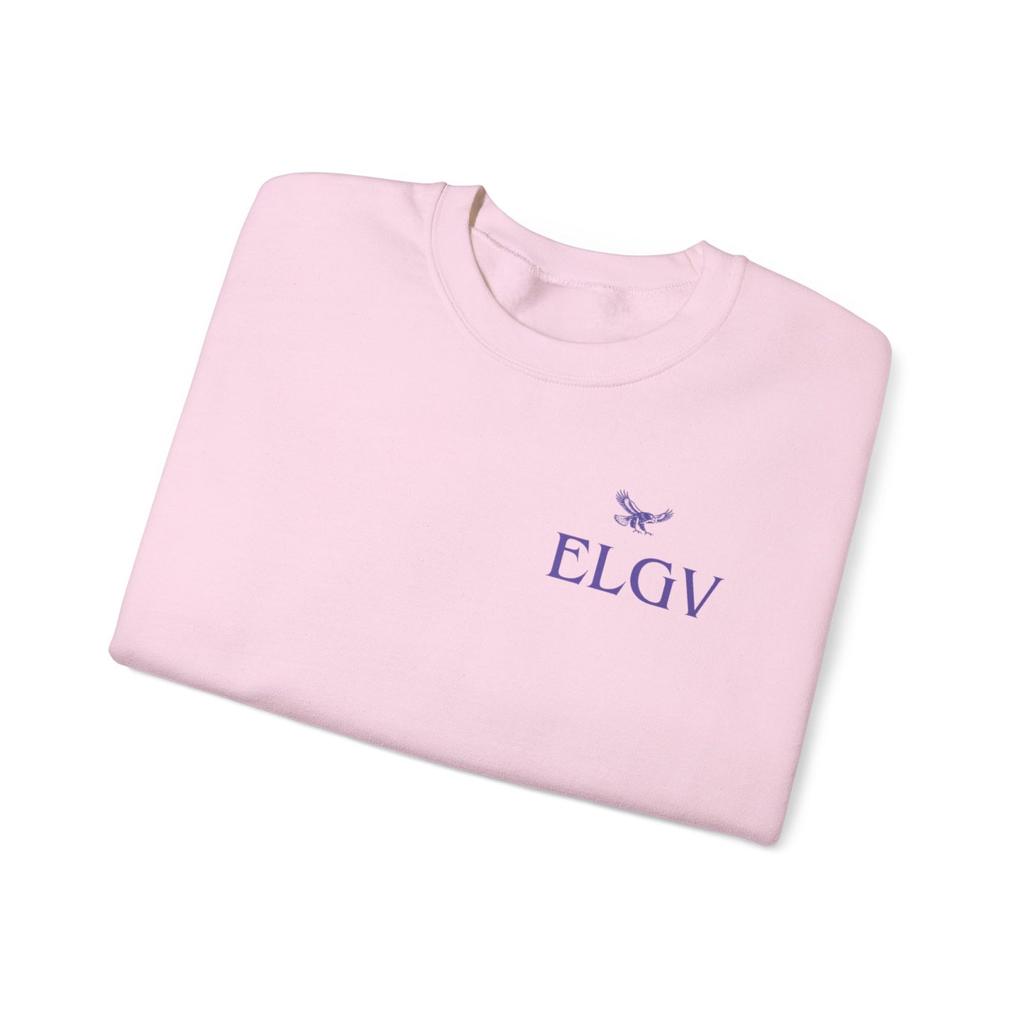 “Side ELGV logo prple” sweatshirt