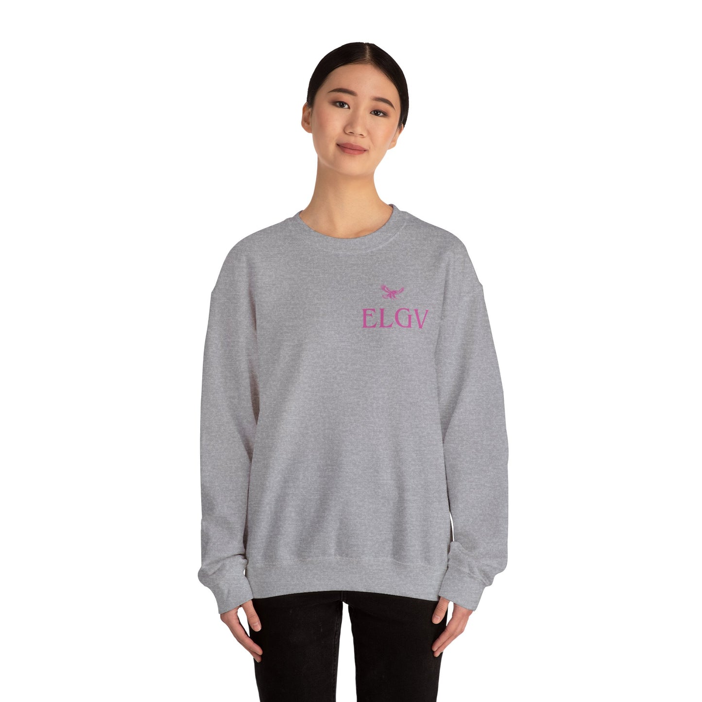 “Side ELGV logo pink” sweatshirt