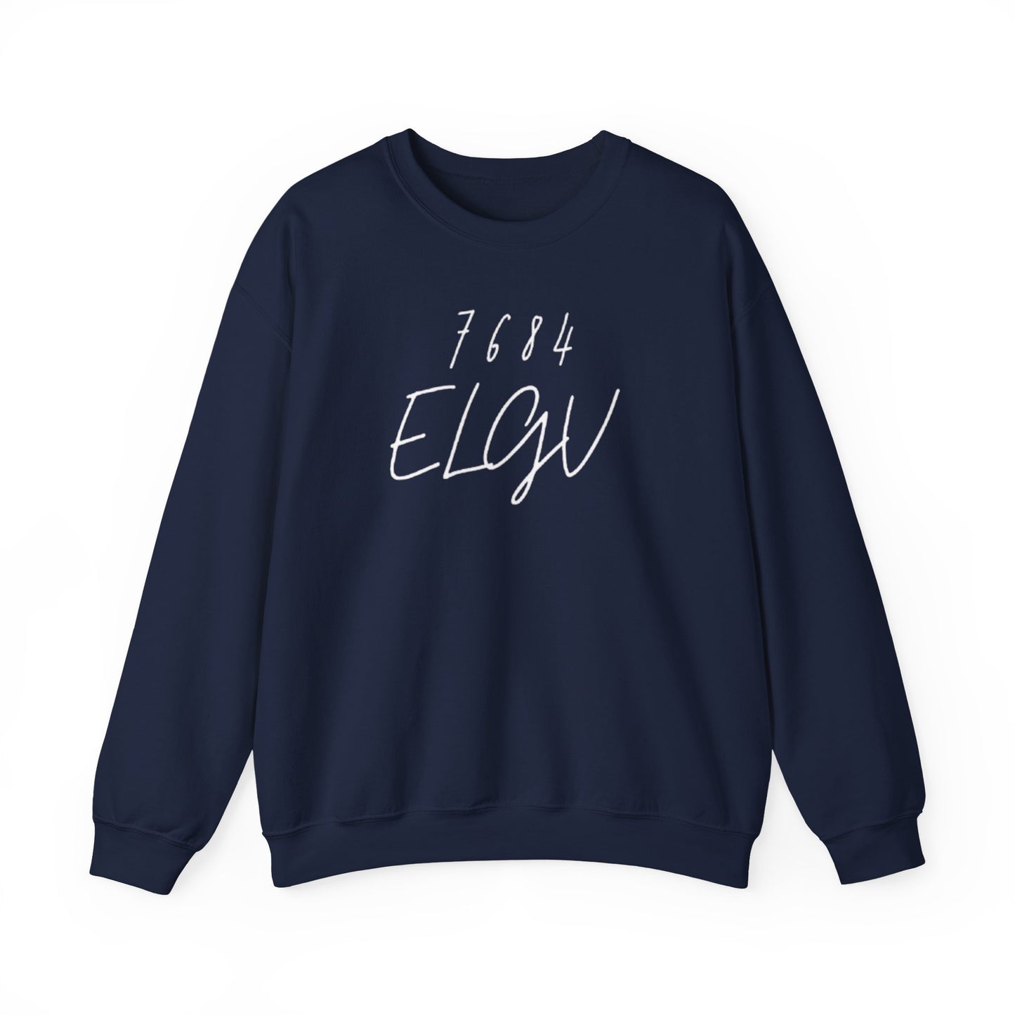 “Signature of purpose,7684” sweatshirt