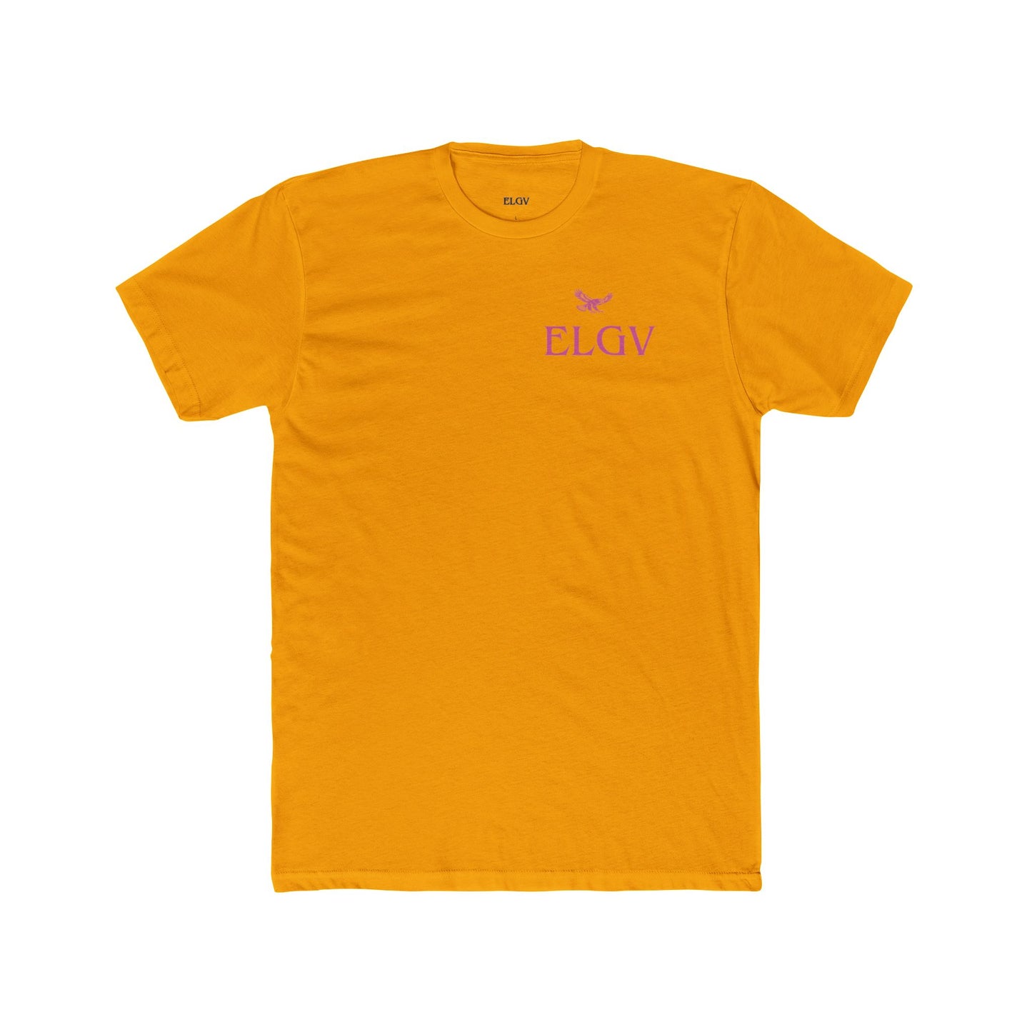 “Side ELGV logo pink” tee