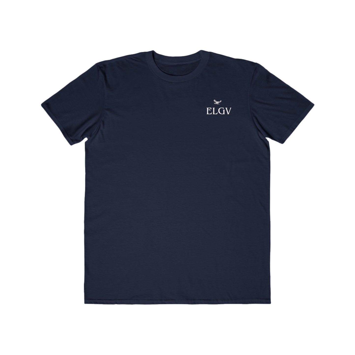 “Side ELGV logo whte” tee