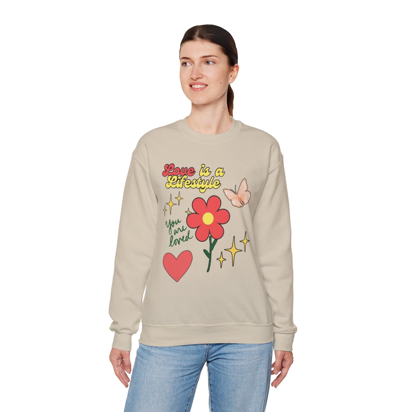 “Love is a  lifestyle” sweatshirt
