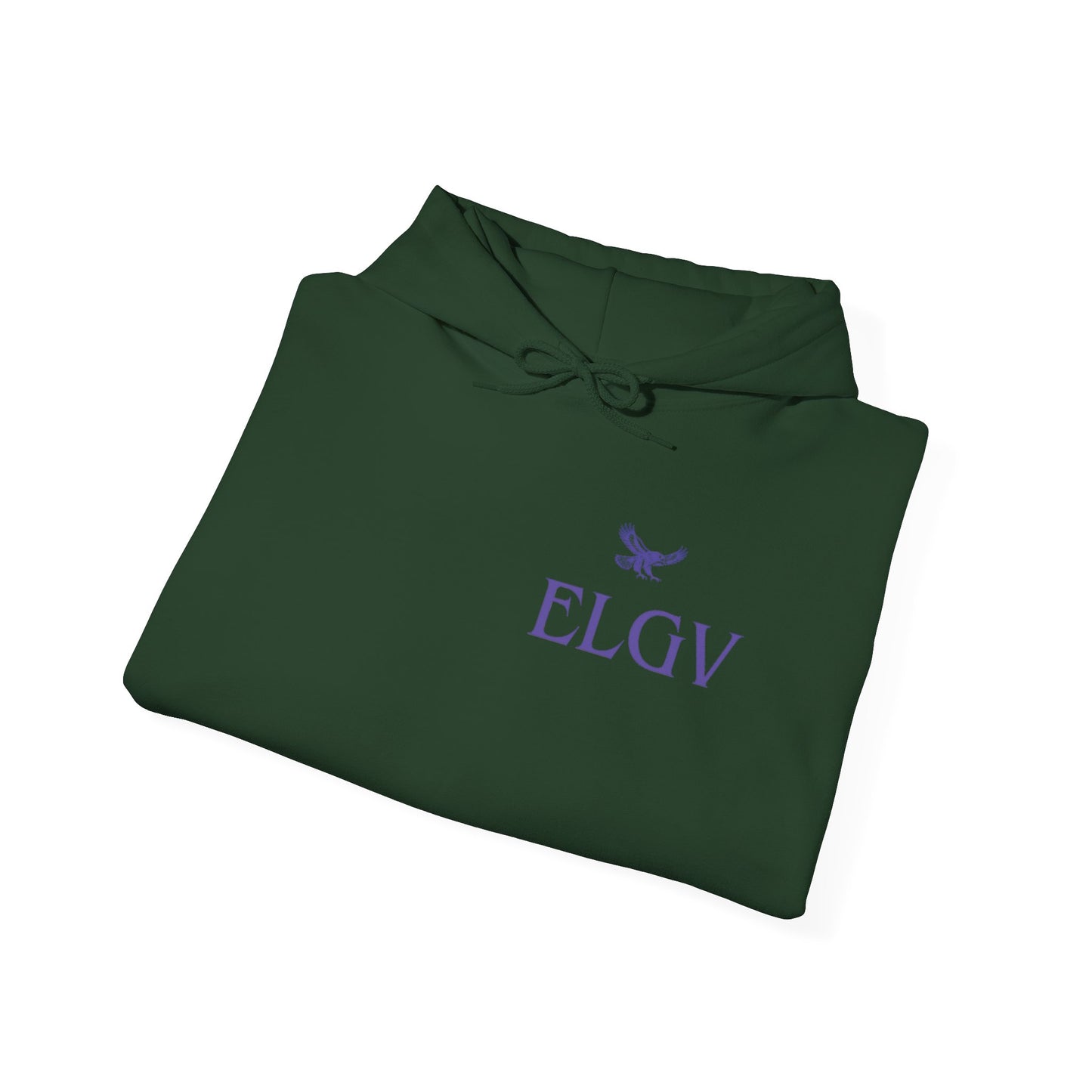“Side ELGV logo prple” hoodie