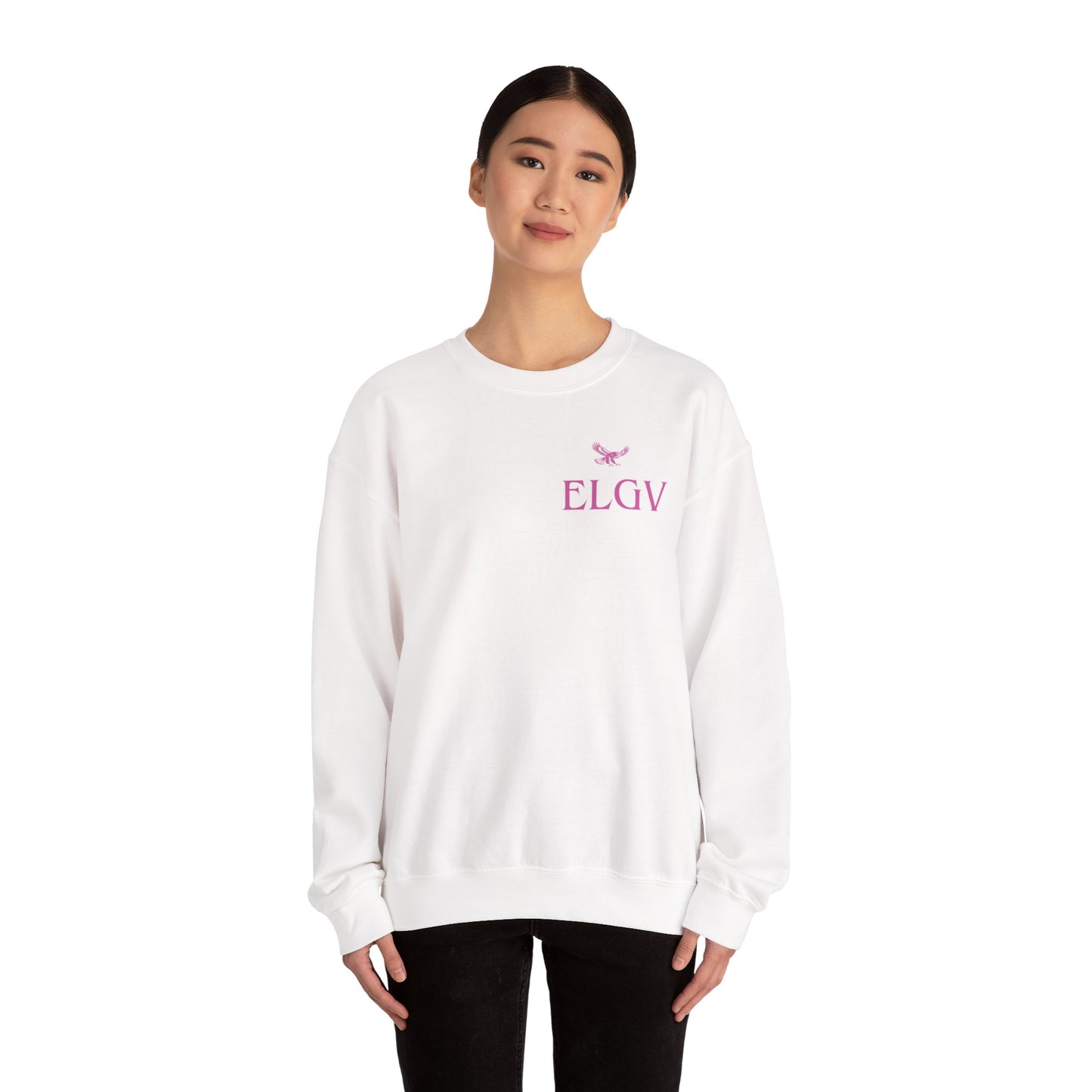 “Side ELGV logo pink” sweatshirt