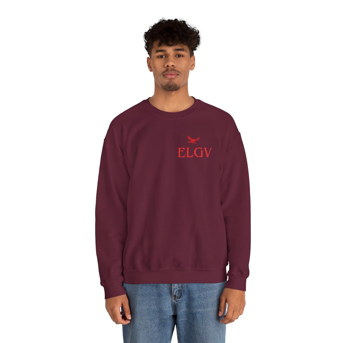 “Side ELGV logo red” sweatshirt