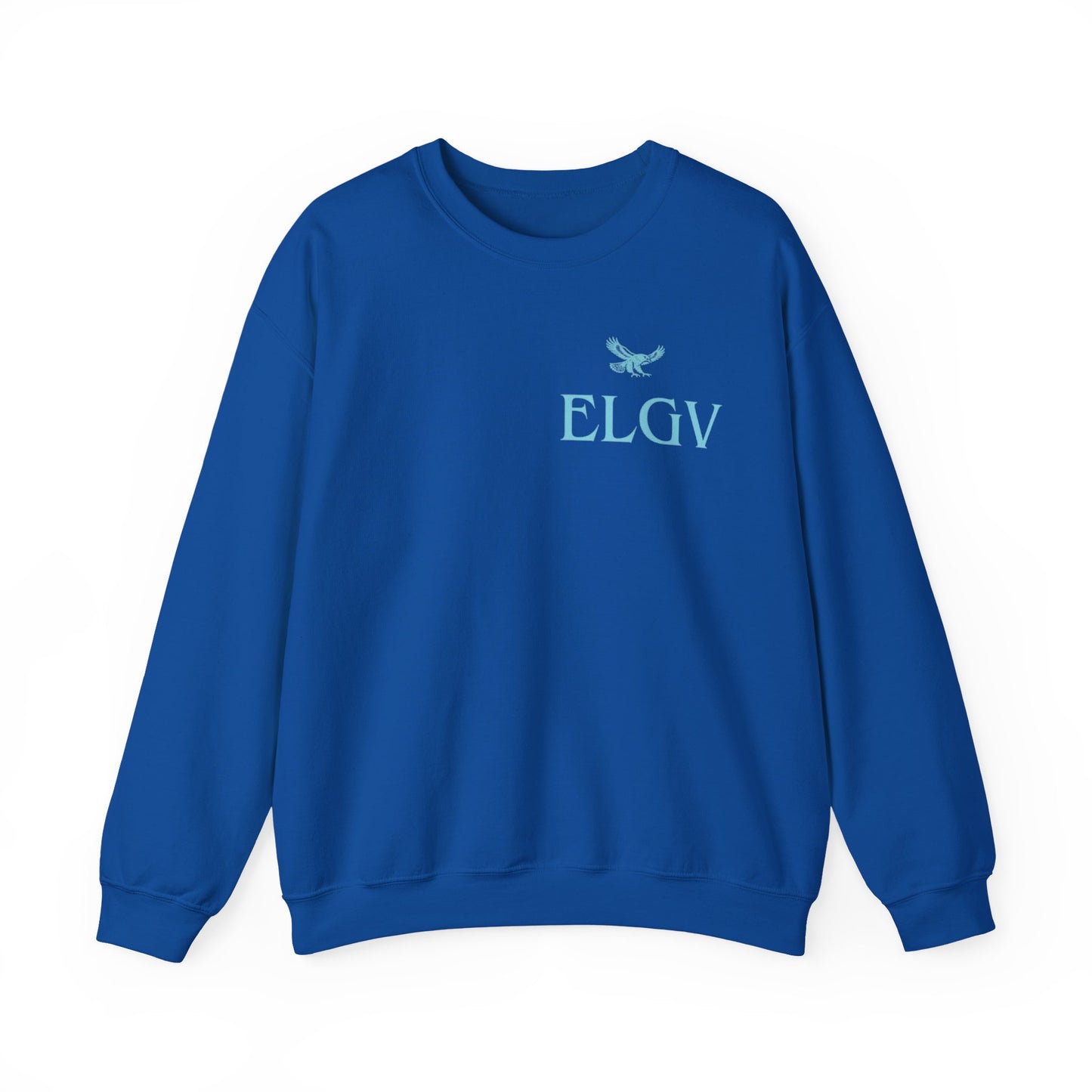 “Side ELGV logo aqua” sweatshirt