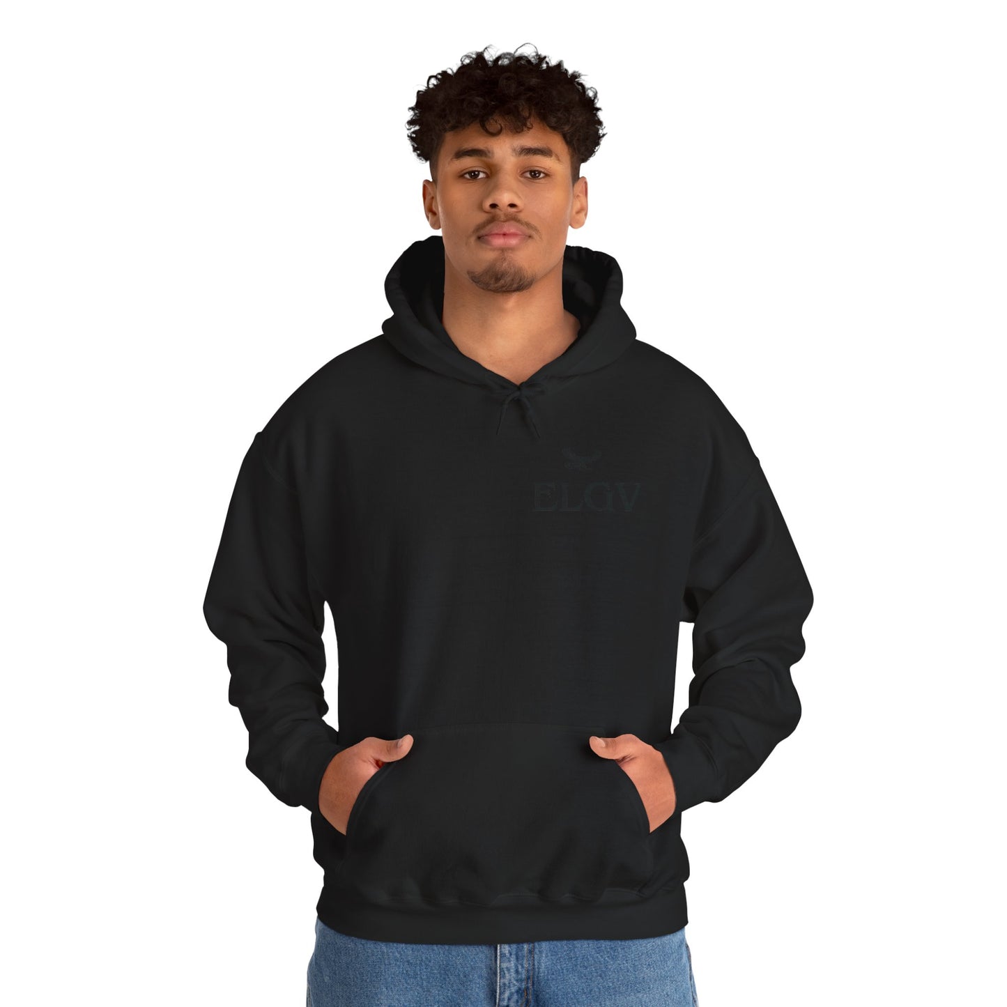 “Side ELGV logo blk” hoodie