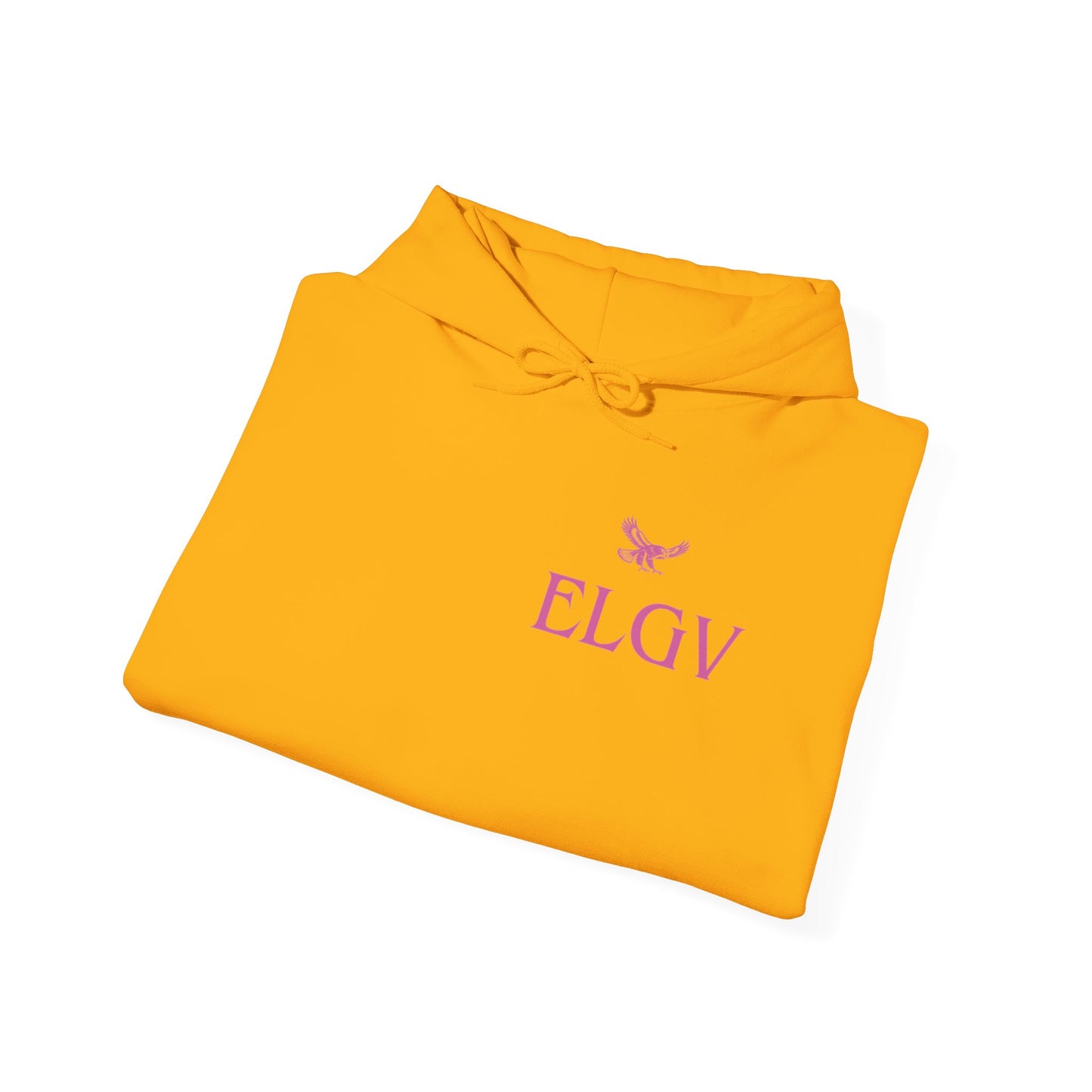 “Side ELGV logo pink” hoodie