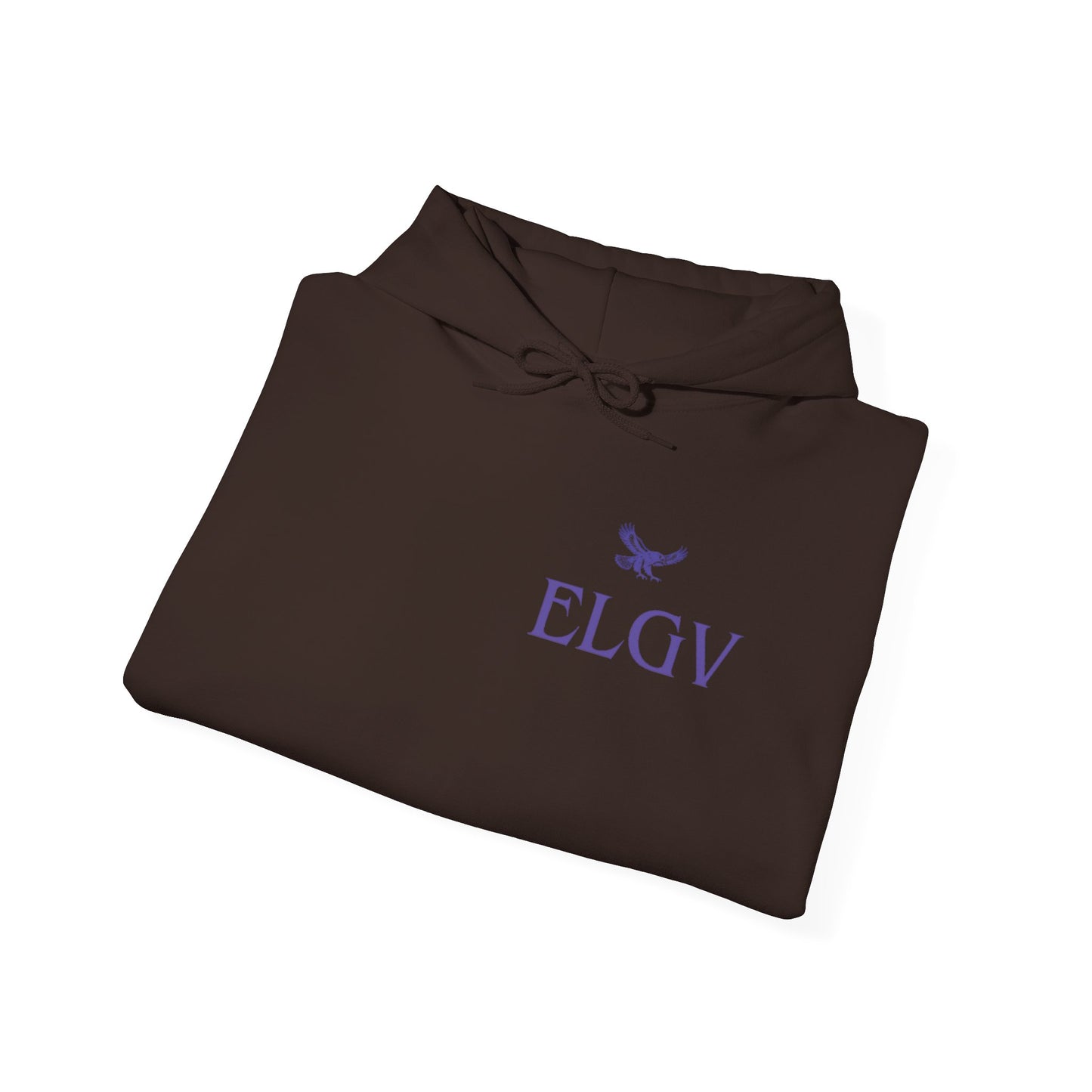 “Side ELGV logo prple” hoodie