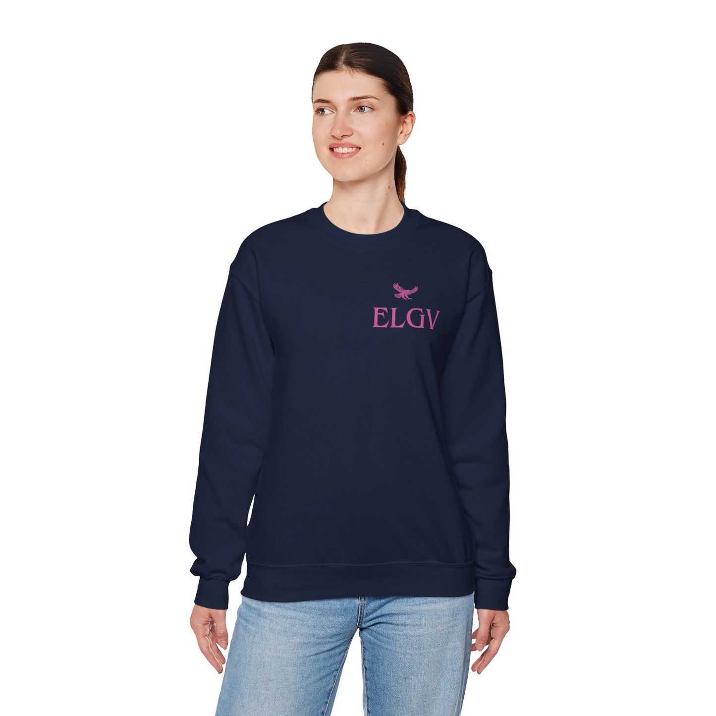 “Side ELGV logo pink” sweatshirt