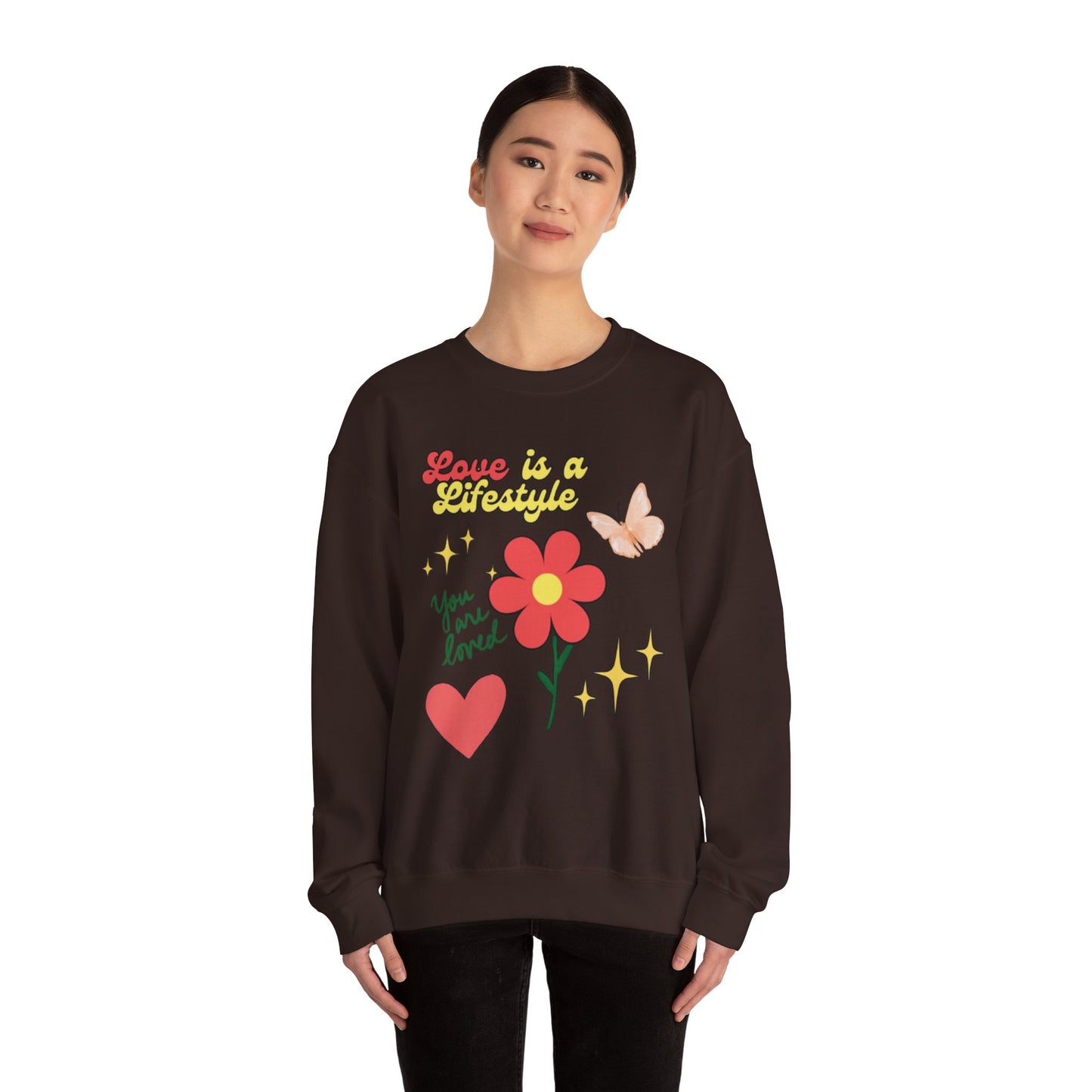 “Love is a  lifestyle” sweatshirt