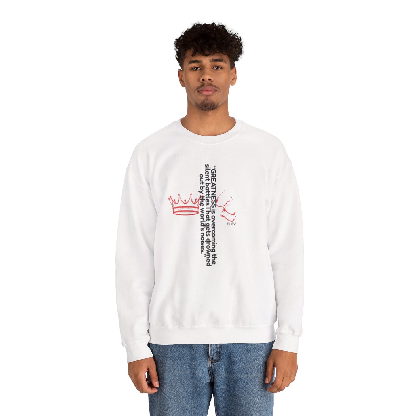 “Silent battles, greater strength” sweatshirt
