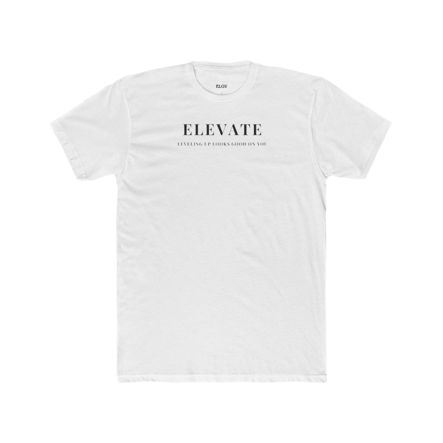 “Leveling up looks good” tee