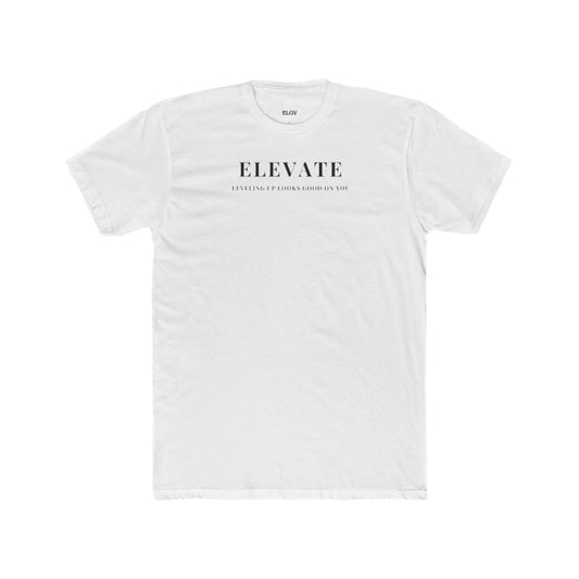 “Leveling up looks good” tee