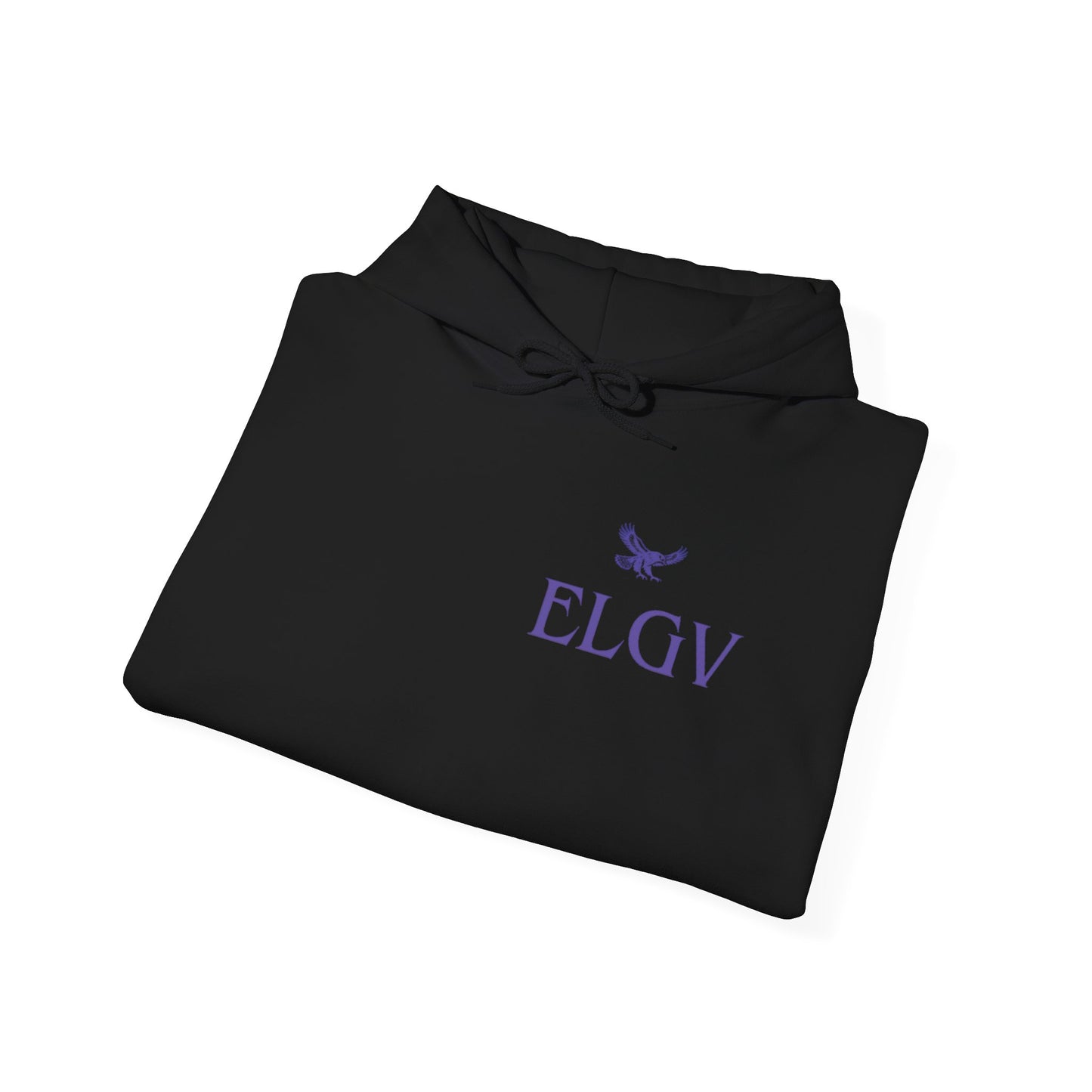 “Side ELGV logo prple” hoodie