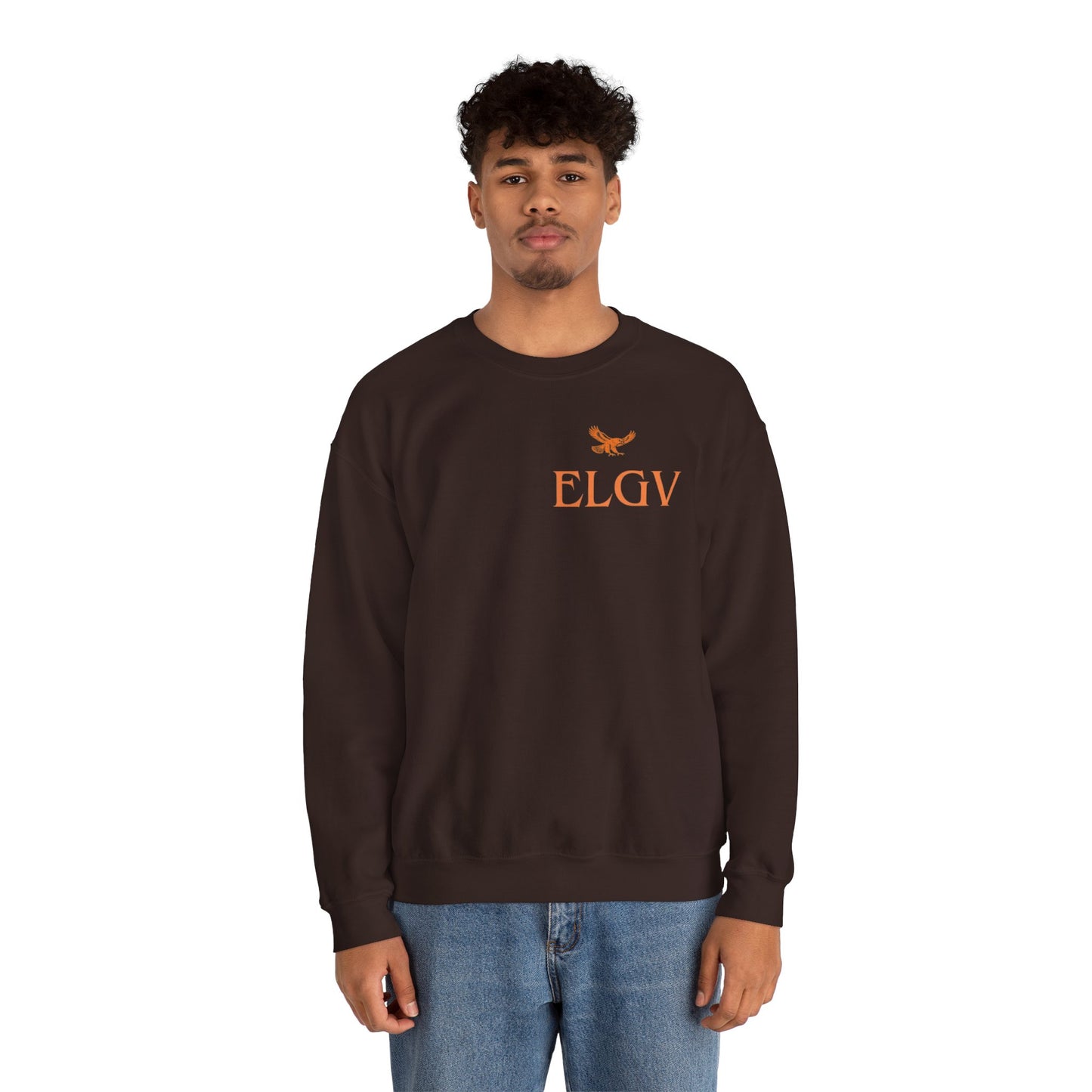 “Side ELGV logo orange” sweatshirt