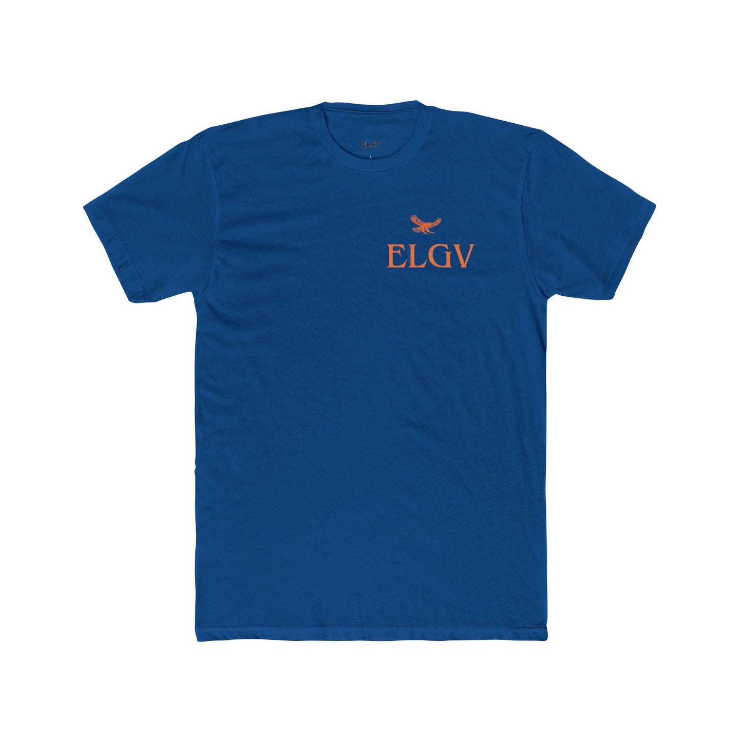 “Side ELGV logo orange” tee