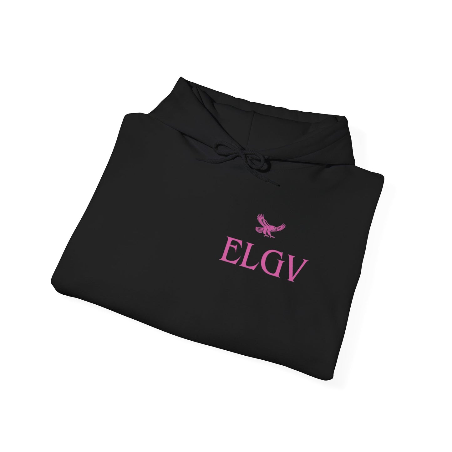 “Side ELGV logo pink” hoodie