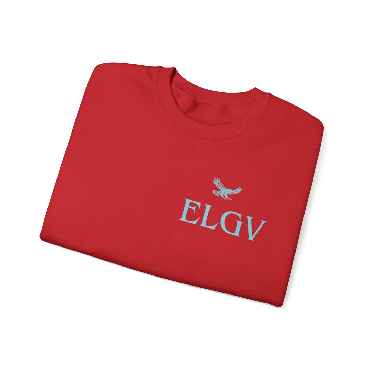 “Side ELGV logo aqua” sweatshirt