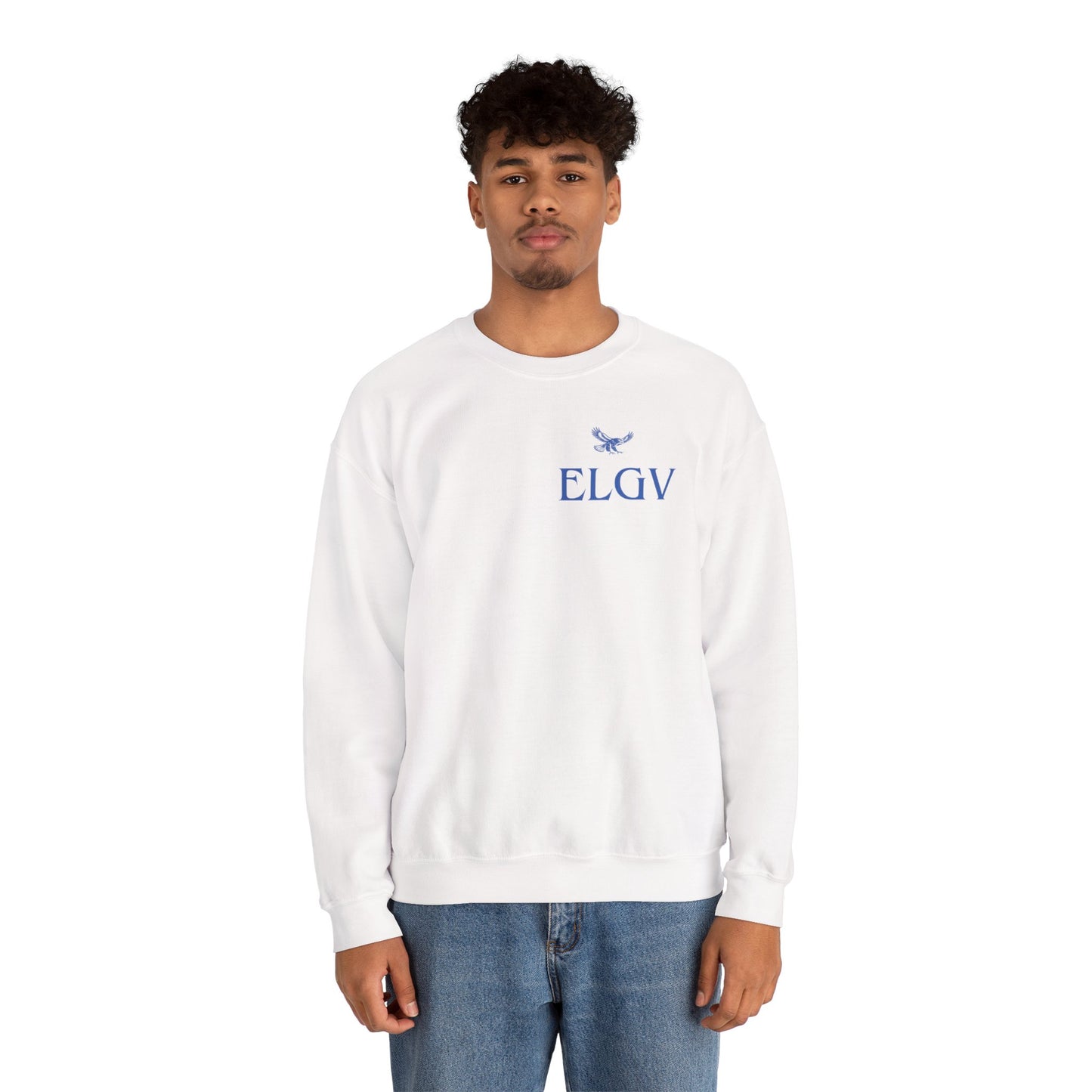 “Side ELGV logo blue” sweatshirt